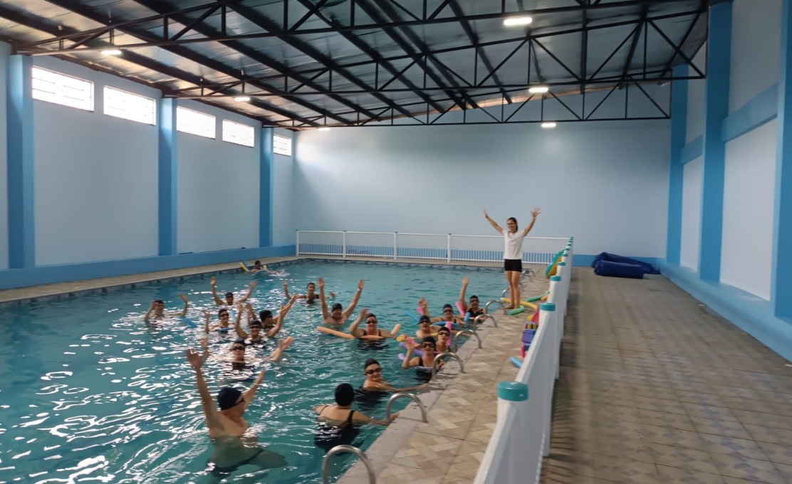 Bituruna investe na qualidade de vida da Melhor Idade com aulas de hidroginástica gratuitas